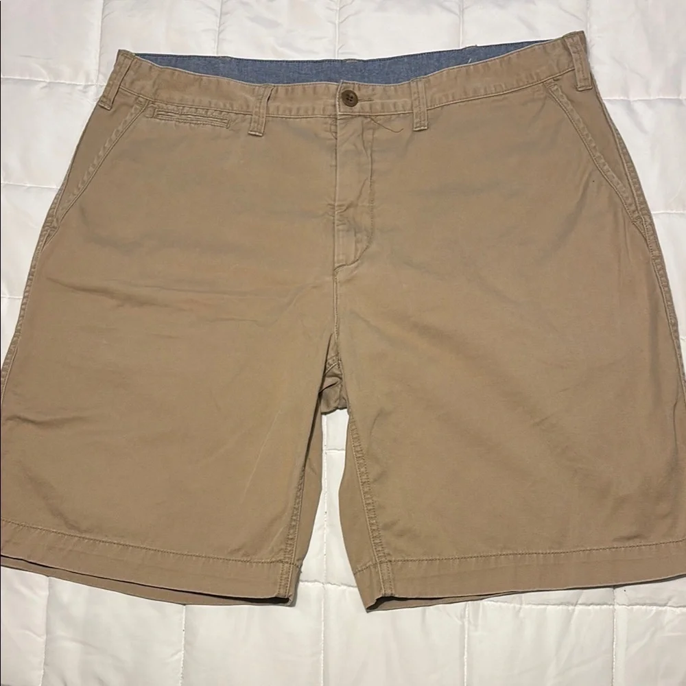Polo Ralph Lauren Tan Flat Front Relaxed Fit Shorts